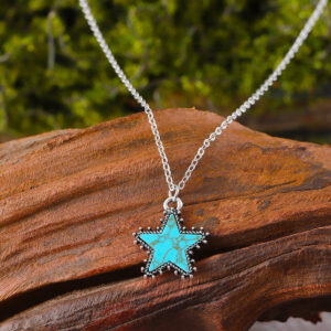 A five-pointed star necklace
