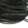 Wholesale Spot imitation leather rope deerskin rope 5mm single row Diamond Korea velvet clavicle chain Silver Point drill belt rivet velvet belt