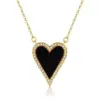 Wholesale Simple Style Heart Brass Necklace In Bulk