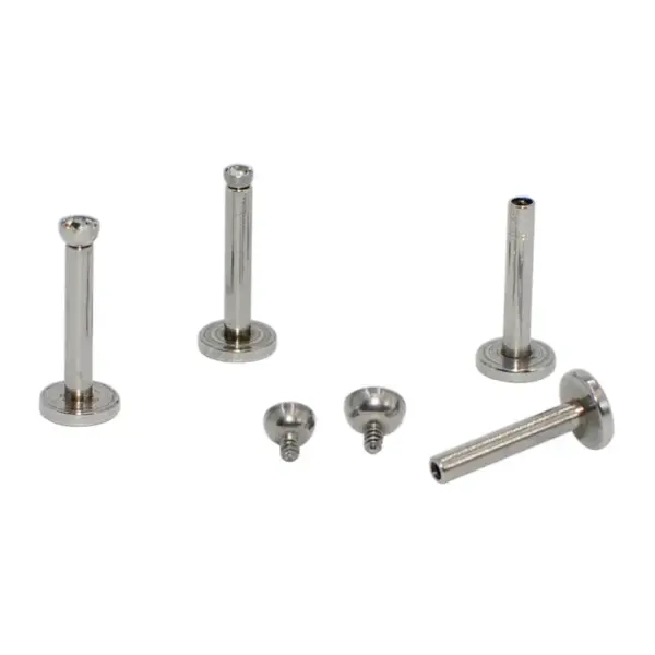 1 Piece Ear Cartilage Rings & Studs Hip-Hop Simple Style Round 304 Stainless Steel Inlay Rhinestones