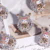 oly-103b75dff3acebb703b3160950072f65 Wholesale Cute cat soft clay diamond ball straight hole beads wholesale DIY mobile phone key chain necklace bag chain aessories