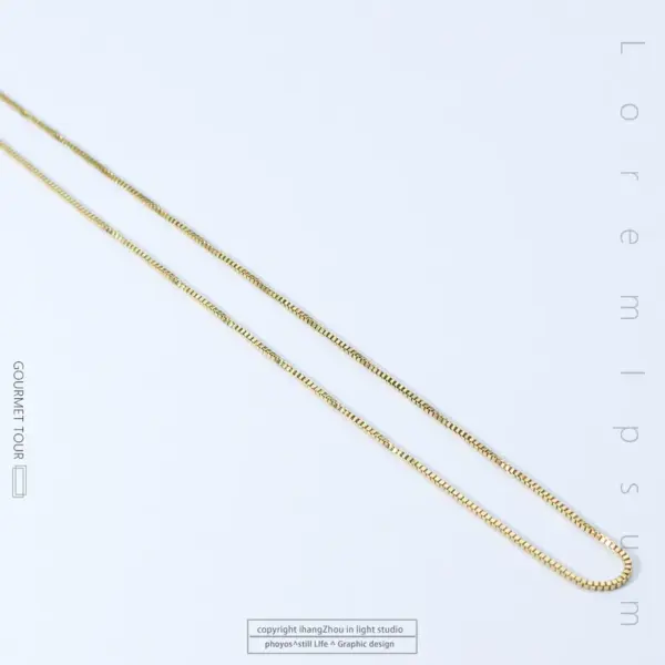 Wholesale Titanium Steel Simple Style Plating Solid Color Necklace