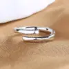 Wholesale 1 Piece Fashion Solid Color Copper Plating Open Ring
