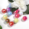 Wholesale Keli transparent matte through-hole beads