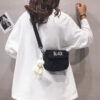 oly-1042f197d9d37a594059f99c1f5fa501 Wholesale Nylon shoulder bag women's fashion printed letter messenger bag versatile Korean style mobile coin purse women's