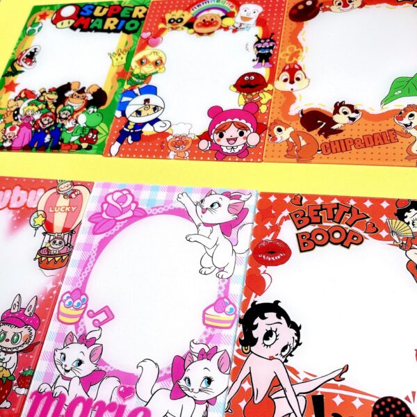 Wholesale New Acrylic Writing Board Message Board Sanrio One Piece Rainbow Bear Cross-Border Tk Us and Japan Version Hot 15cm