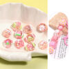 Wholesale Pink acrylic bead