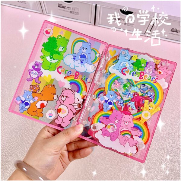 Wholesale Bear Shake-Shake Acrylic Loose-Leaf Notebook A7 Notepad