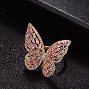 Golden pink diamond / Opening adjustable