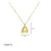 Wholesale Brass Simple Style Plating Letter Pendant Necklace