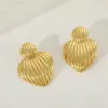 Wholesale 1 Pair Cute Simple Style Round Heart Shape 304 Stainless Steel 18K Gold Plated Ear Studs
