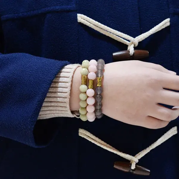 Wholesale Vintage Geometric Agate Plated Bracelet 1 Pc