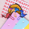 oly-107ebe9189feb9c3b6e7f31fbd2e8c9b Wholesale Random 50pcs Colorful Paperclip Dinosaur Series File Bookmarks
