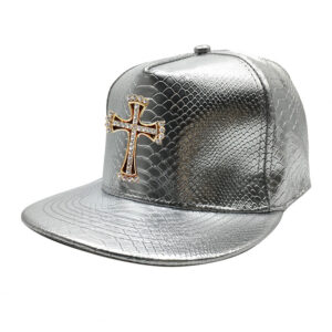 Cross-Leather-Silver / M（56-58cm）