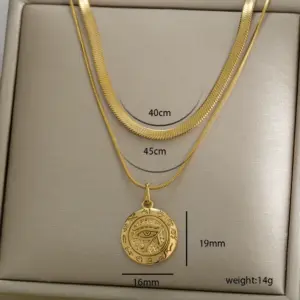 Double-Layer Eyes Golden