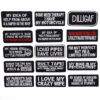 Wholesale Embroidered cloth stickers wholesale hat aessories clothing aessories stickers long English letters patch manufacturers direct st