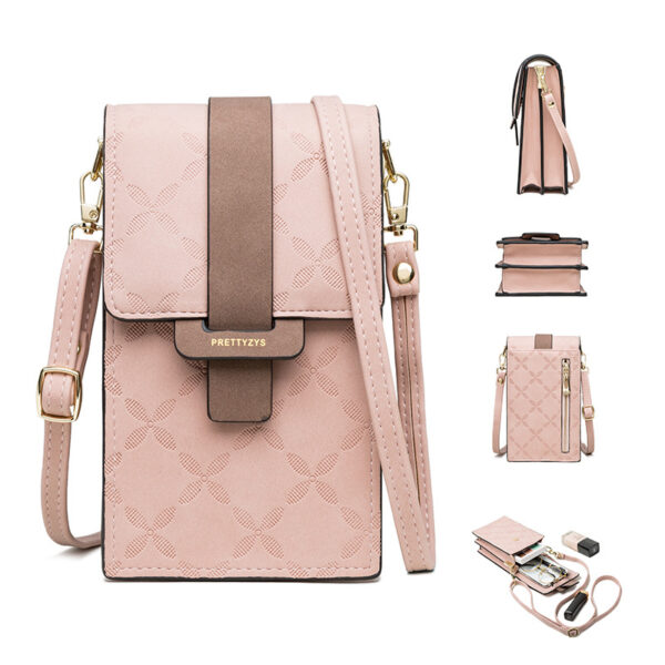 Wholesale Amazon Foreign Trade Cross-border AliExpress Detachable Shoulder Strap Vertical Plaid Buckle Mini Crossbody Bag Shoulder Bag