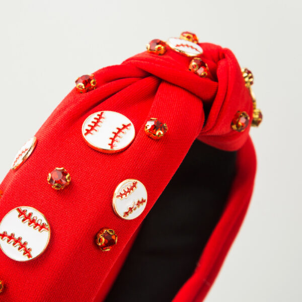 Wholesale Cross-border fashion new sports softball baseball accessories hairband trend diamond wide-brimmed hair accessories Amazon explosions