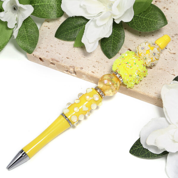 oly-109d104f6d875d752728e3f5ba8e32bb Wholesale Cross-border heavy industry love people fish beads rhinestone handmade diy beaded pen bead pen ball pen in stock