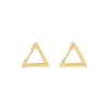 PVD Coated Real Gold Plated 18K Gold Geometric 304 Stainless Steel Fashion Waterproof Non Tarnish Earrings
