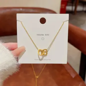 X025 Gold Titanium Steel Real Gold Color Retention