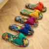 oly-10b25ad8c3295dd0930ba72cc5ee7c6e Wholesale Early Spring Contrast Color Home Indoor Sandals Women's Lightweight Anti-Noise Soft Sole Anti-Slip Floor Cloth Sole Slippers