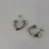Wholesale 1 Pair Vintage Style Simple Style Classic Style Heart Shape 304 Stainless Steel 18K Gold Plated Stainless Steel Earrings