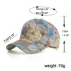 Wholesale Zhongmei Spring and Summer New Lace Printed Baseball Cap Sunshade Outdoor Sun Hat B554