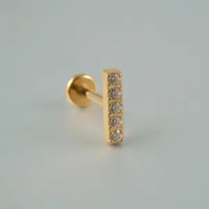 #3 Gold / Rod Thickness * Rod Length 1.2x8mm