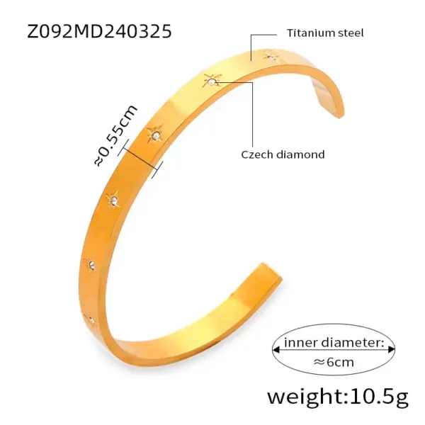 Wholesale 304 Stainless Steel Round Spray Ball PVD Coated Artificial Pearls Rhinestones Real Gold Plated Casual Simple Style Streetwear Waterproof Non Tarnish Plating Inlay Gold Silver Bangle