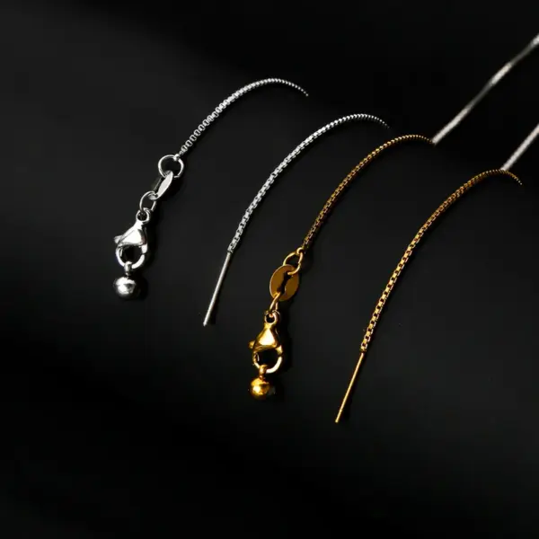 Wholesale Adjustable Stainless Steel Chain 18K Gold Plated DIY Handmade Jewelry Beaded Necklace Titanium Steel Women's Necklace