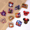 Wholesale New Loose Powder Cartoon Halloween Series Personalized Bag Jewelry Acrylic Pin Croud DIY Patch