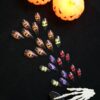 oly-11039eb237e1fcbfe2796d942a278907 Wholesale Halloween colorful cute ghost face almond false nail tips wear nail tips