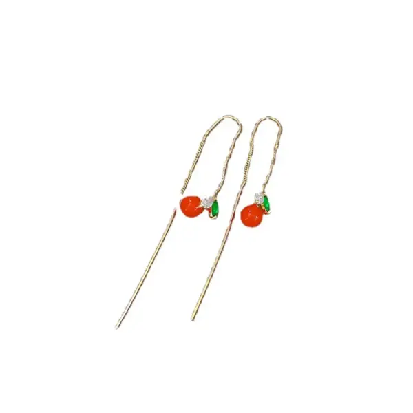 Wholesale Copper Vacuum Plating Pearl Zircon Heart Shape Flower Butterfly Casual Simple Style Drop Earrings For Women'S