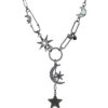 oly-11072c270e69c5cd25fe0c606fc8d1cf Wholesale Punk-style hip-hop fashion star and moon necklace