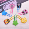 Wholesale Random 50pcs Summer Clouds and Stars Slippers Paper Clips Bookmarks