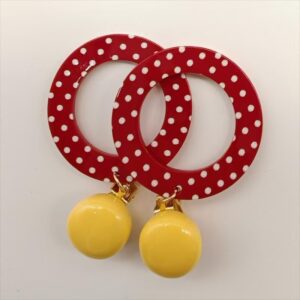 8 yellow earring style