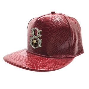 8-Leather-Red / M（56-58cm）