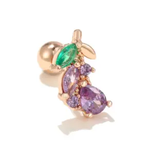 Eggplant / Rose Gold