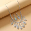 Wholesale Princess style crystal full diamond necklace