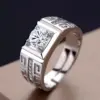 Wholesale Simple Style Solid Color Metal Plating Inlay Zircon White Gold Plated Couple Open Ring