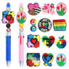 Wholesale Cartoon-themed colorful high-quality student stationery beads
