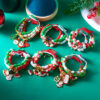 oly-113ebc0f18d921b7781dc19d0ec583bc Wholesale Christmas Colored Santa Claus Necklace