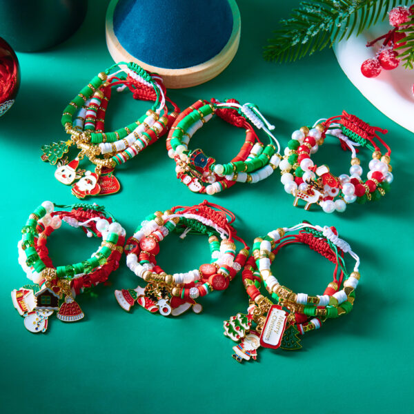 oly-113ebc0f18d921b7781dc19d0ec583bc Wholesale Christmas Colored Santa Claus Necklace