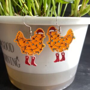 Orange Chicken Red Shoes F495-3