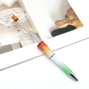 Orange white green gradient