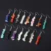 Wholesale Fashion Irregular Natural Stone Handmade Drop Earrings 1 Pair