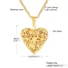 Wholesale Jewelry Fashion Heart Shape 201 Stainless Steel Plating Stainless Steel Necklaces