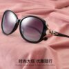 Wholesale New Style Sunglasses for Women, Fox Head, Large Frame, Hollow, Korean Style, Slim Sunglasses, Fashionable Gradient Glasses, Outdoor