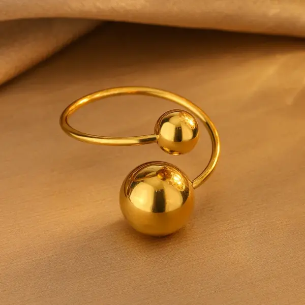 201 Stainless Steel 304 Stainless Steel Flower Petal Ion Plating (IP) 18K Gold Plated Simple Style Classic Style Streetwear Waterproof Non Tarnish Flowers Earrings Necklace Jewelry Set